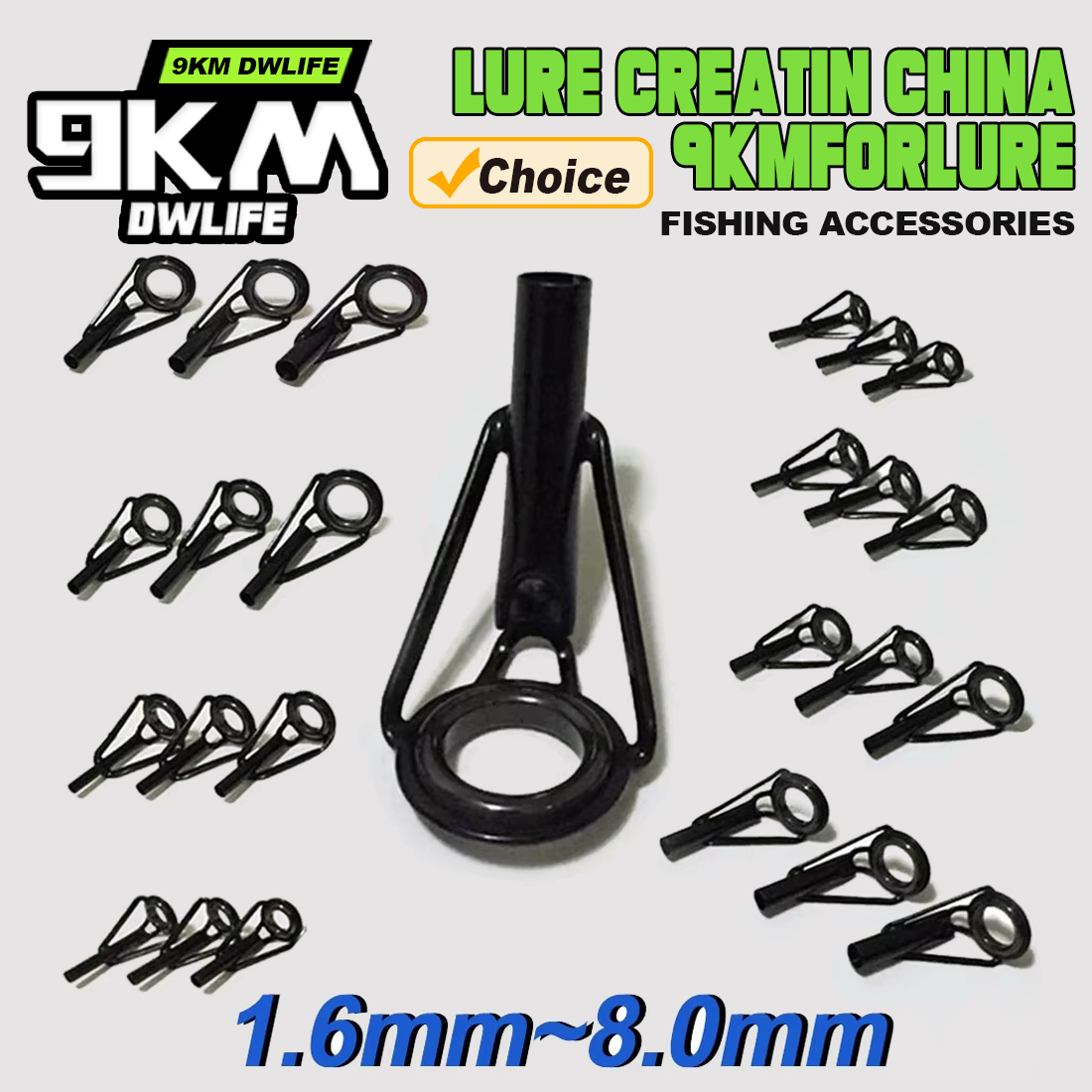 Fishing Rod Tip Replacement - 5 adet Olta Ucu Kılavuzları tamir