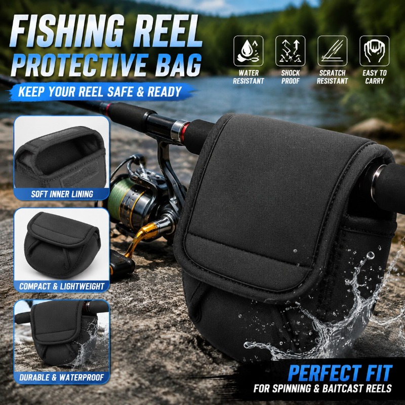 Fishing Rod Case - Balıkçılık Makarası Koruyucu Kılıf Çantası, 500-8000