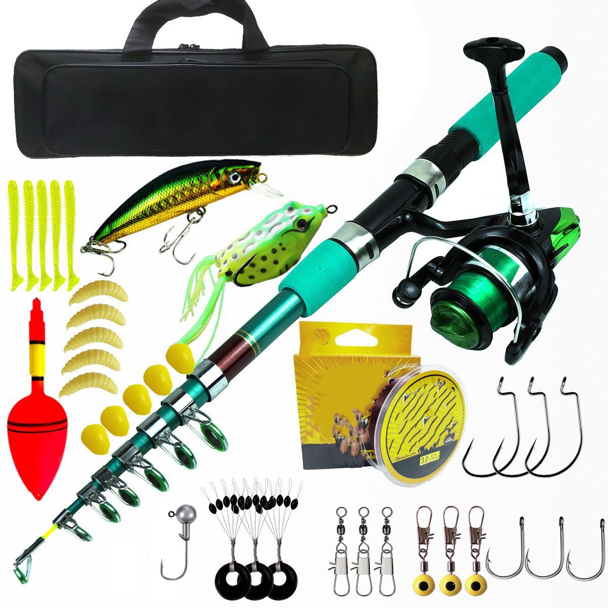 Fishing Rod Telescopic - Taşınabilir Ultra Hafif Sazan Teleskopik Olta