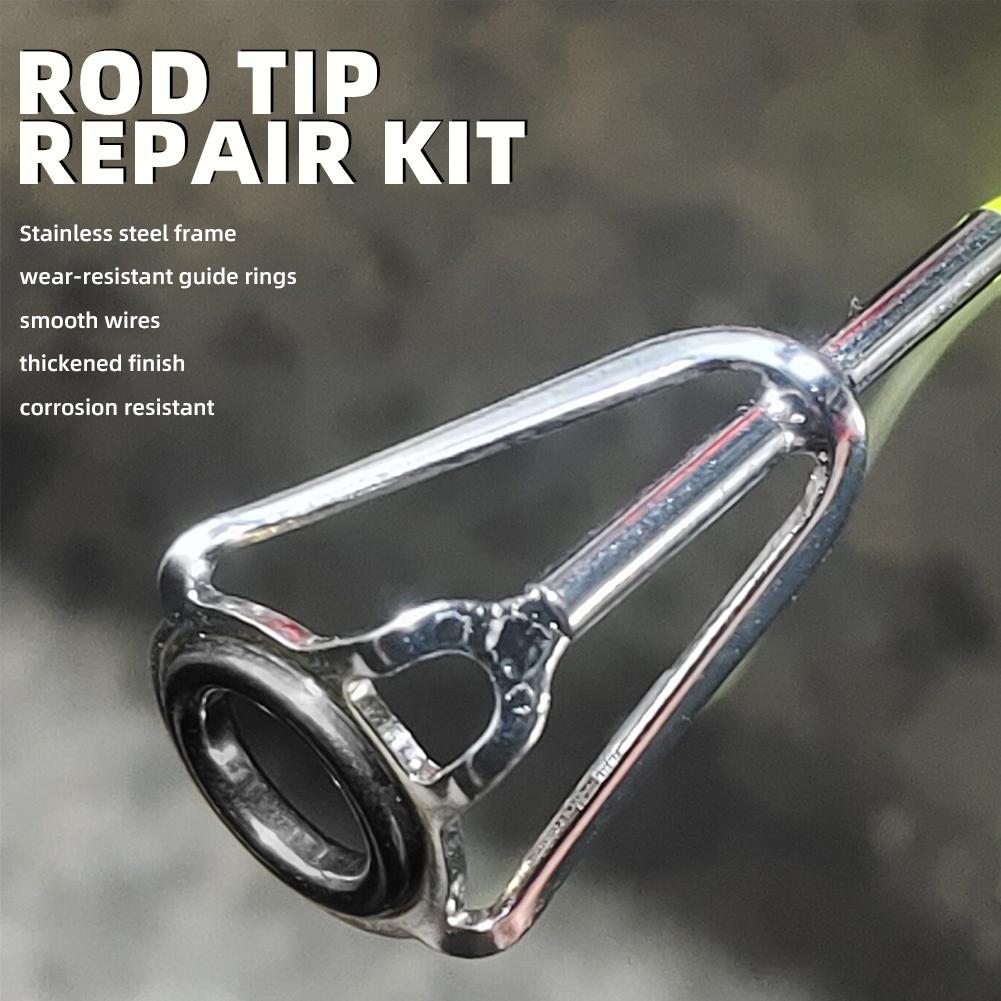 Olta Ucu Tamir Seti 10 Adet Ol - Fishing Rod Guide Replacement incelemesi ve fiyatı
