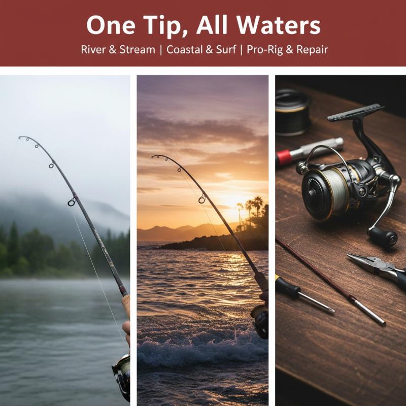 Balıkçılık Kamışı Uç İpi Döner - Fishing Rod Tip Replacement incelemesi ve fiyatı