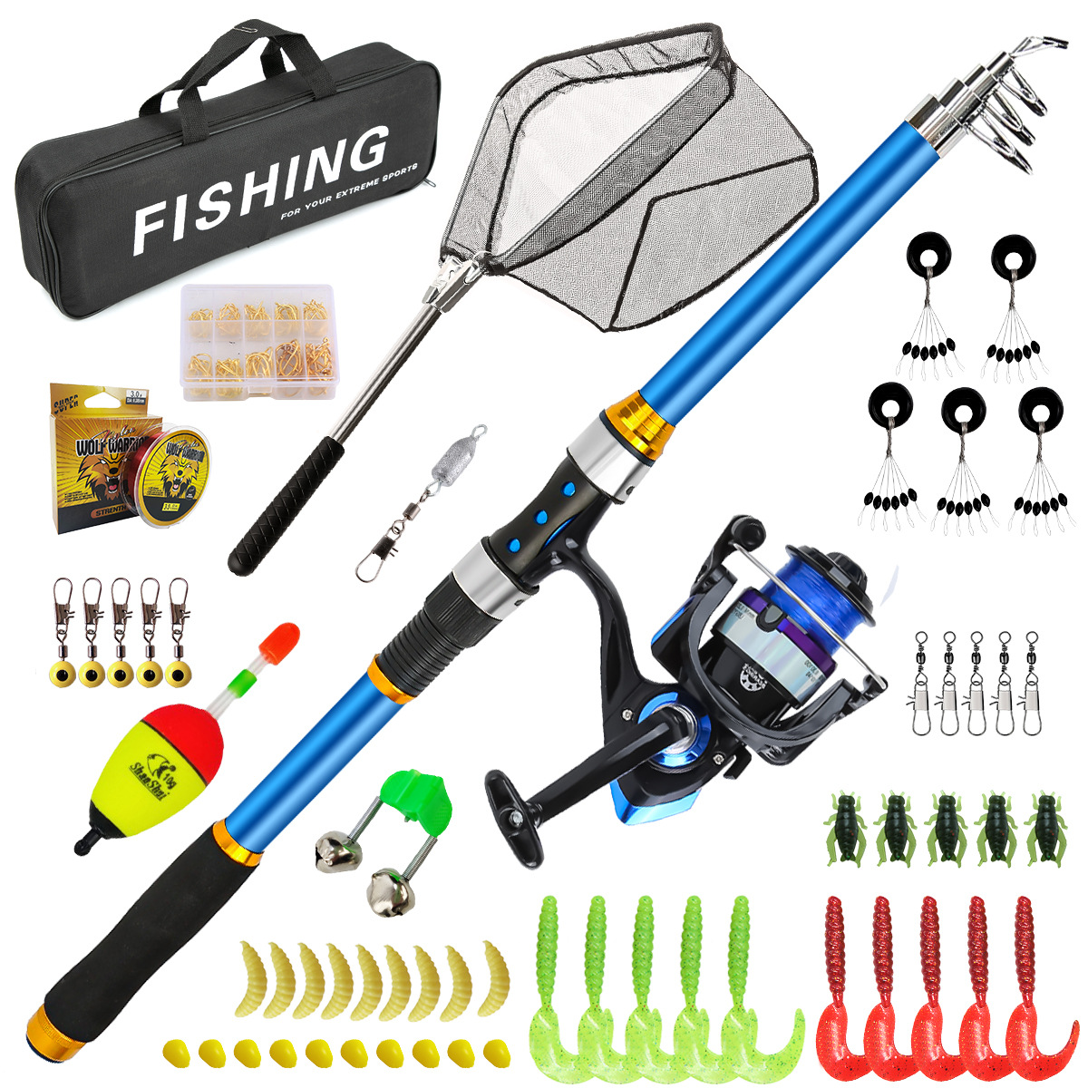 2.1-3.6M Teleskopik Cam Elyaf  - Fishing Rod Carbon Fiber incelemesi ve fiyatı